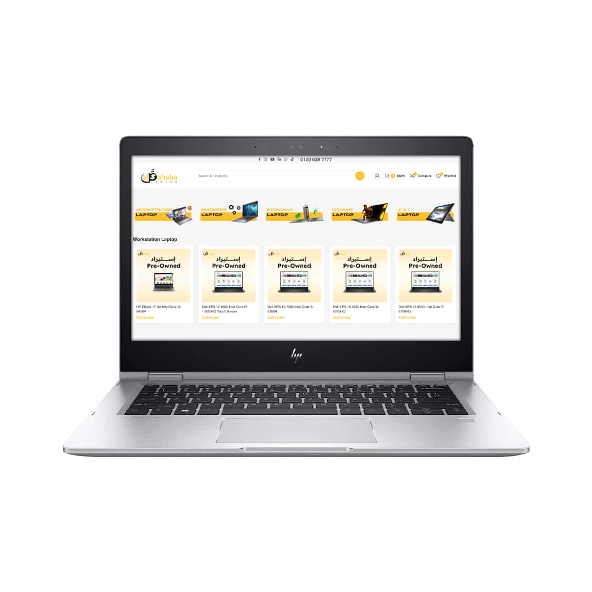 HP EliteBook x360 1030 G2 HP EliteBook x360 1030 G2 Intel Core i5-7300U 13.3 Inch FHD Touch Screen - Image 1