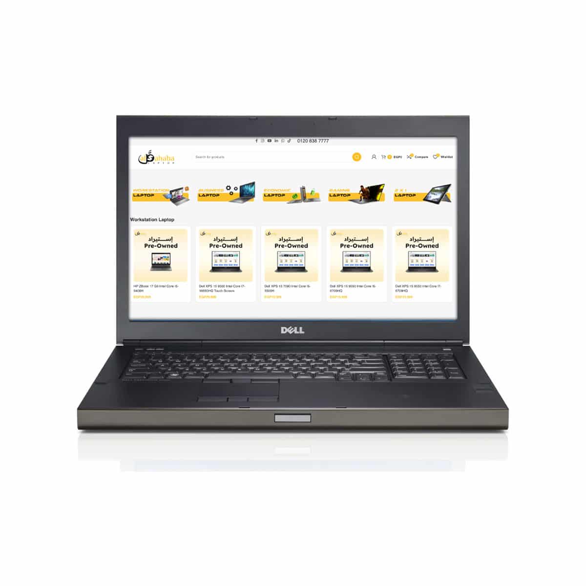 Dell Precision M6800 w Dell Precision M6800 Intel Core I7-4800MQ NVIDIA Quadro K3100M 4GB 17.3 Inch FHD - Image 1