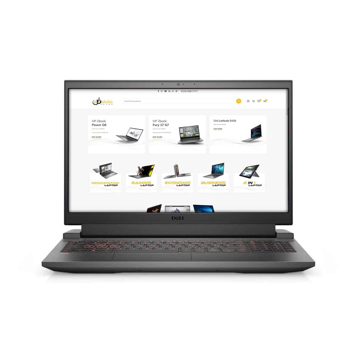 Dell G15-5511 Dell G15-5511 Gaming Laptop Intel Core I7-11800H NVIDIA Geforce RTX3060 6GB 15.6 Inch FHD 165HZ - Image 1