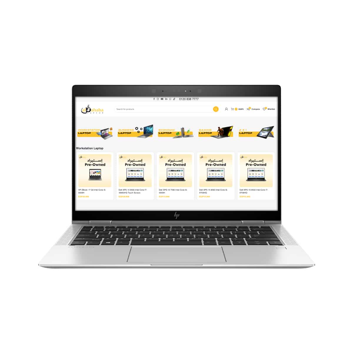 HP EliteBook x360 1030 G3 HP EliteBook x360 1030 G3 Intel Core i7-8550U 13.3 Inch FHD Touch Screen - Image 1