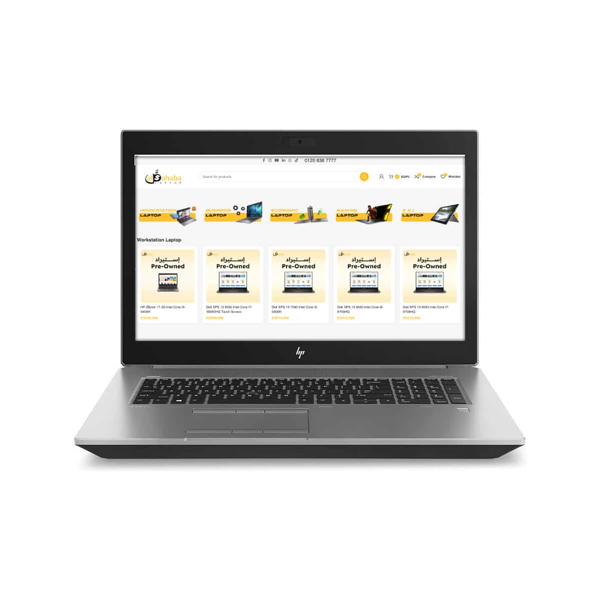 HP ZBook 17 G5 ص HP ZBook 17 G5 Intel Core I7-8850H NVIDIA Quadro P3200 6GB 17.3 Inch FHD - Image 1