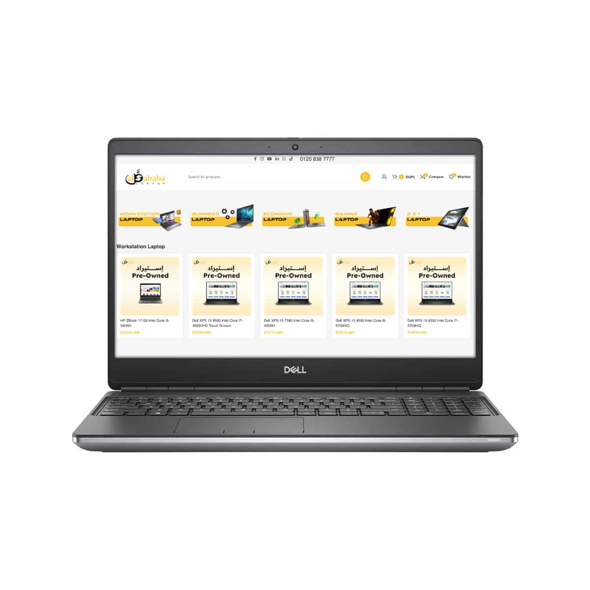 Dell Precision 7550 Dell Precision 7550 Xeon W-10855M NVIDIA Quadro T1000 4GB 15.6 Inch FHD - Image 1