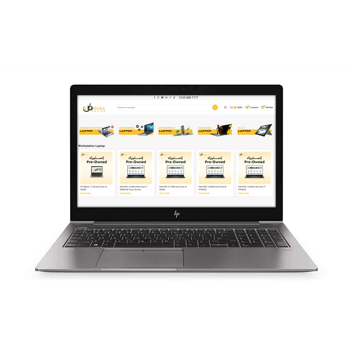 HP ZBook 15u G5 HP ZBook 15u G5 Intel Core I7-8550U AMD Radeon Pro WX 3200 4GB 15.6 Inch FHD - Image 1