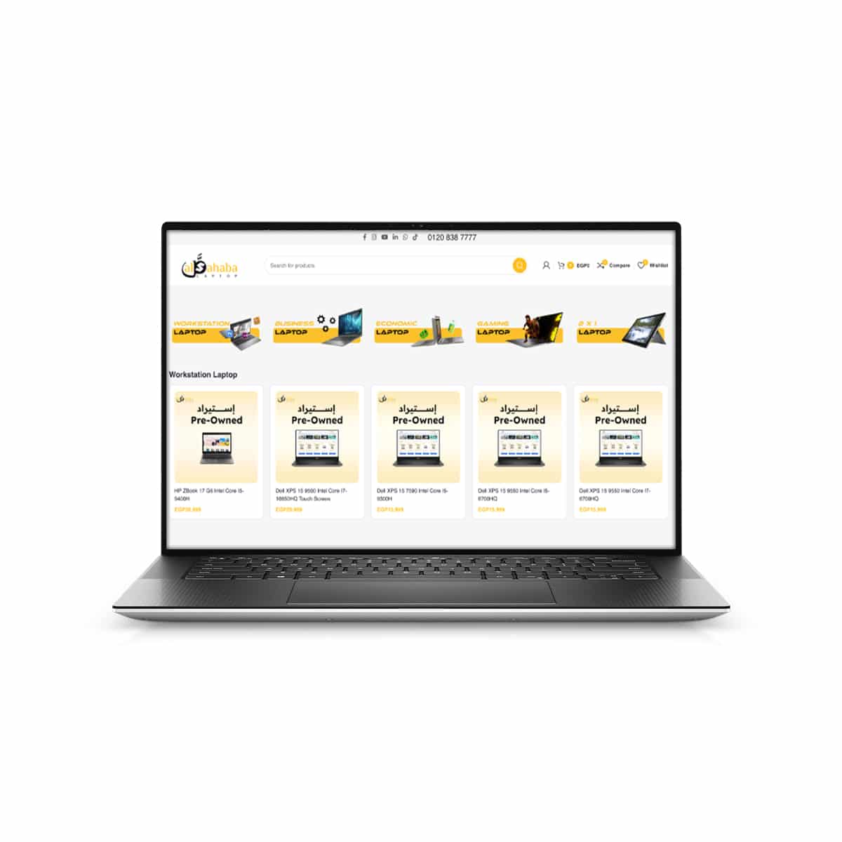 Dell-XPS-15-9500-4.jpg Dell XPS 15 9500 Intel Core I7-10850HQ NVIDIA GTX 1650TI 4GB 15.6 Inch 4K Touch Screen - Image 1