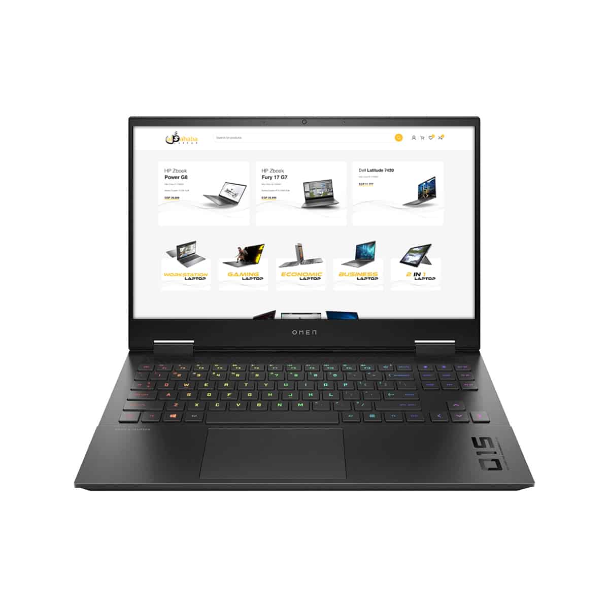 OMEN i7 14 HP OMEN Gaming Laptop 15 Intel Core i7-10870H NVIDIA GeForce RTX 3070 8GB 15 Inch FHD - Image 1