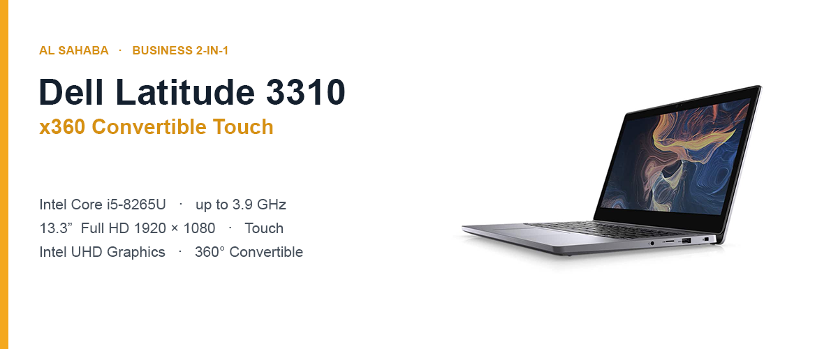 Dell Latitude 3310 x360 — 2-in-1 Convertible Touch Laptop